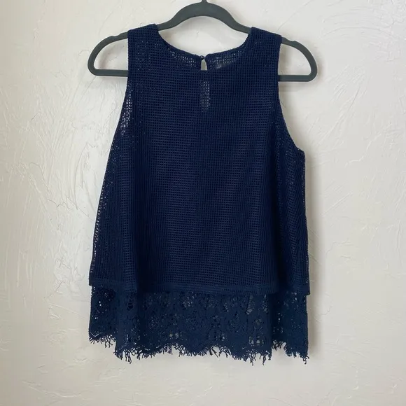 J.O.A sleeveless double layered lace top▪️size S - Image 11