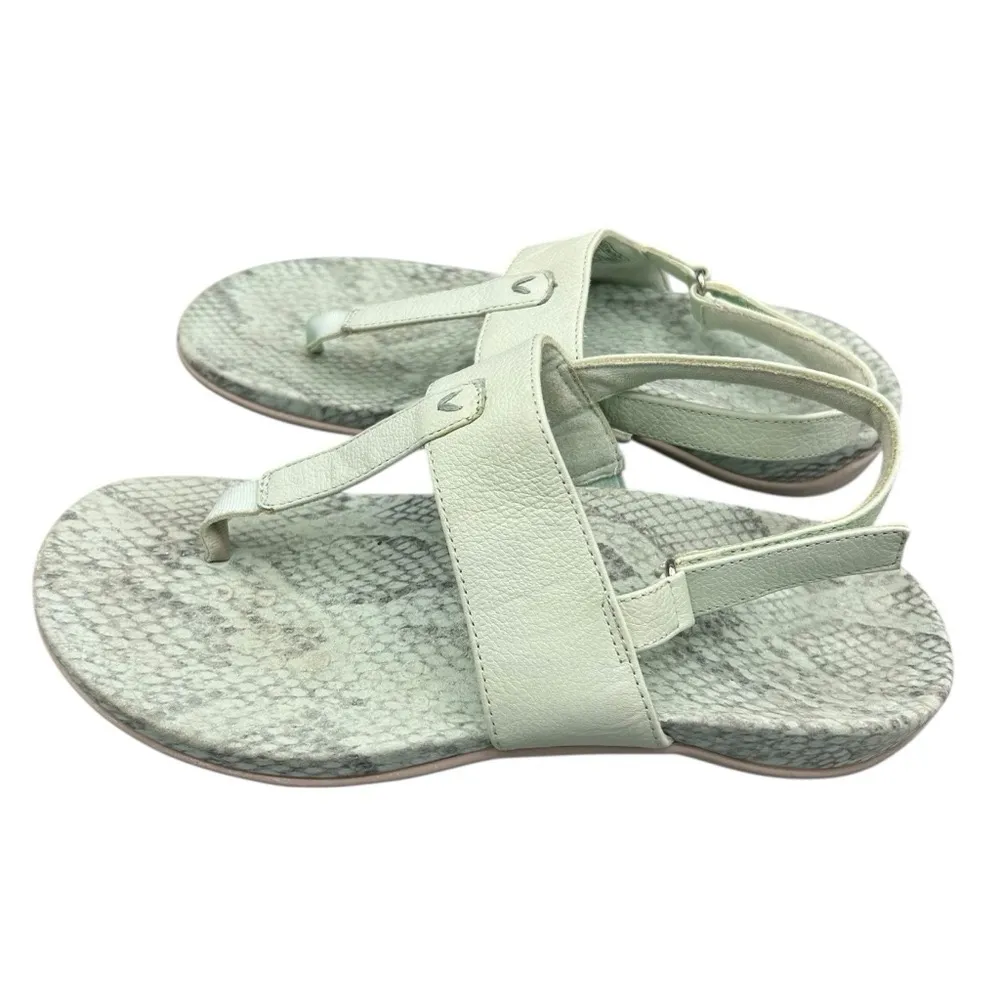 Vionic Tala Orthotic Sandals Women’s 7.5 Mint Green Leather Slingback - Image 6