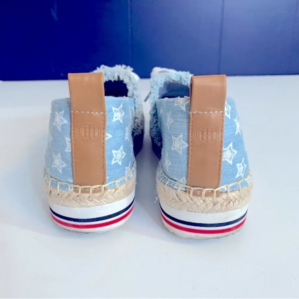 Tommy Hilfiger Cactus Blue Star Espadrilles Size 10 - Image 8