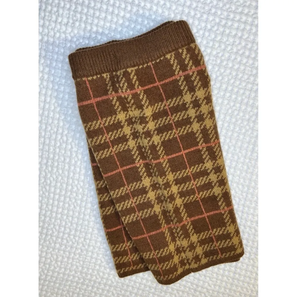 En Saison Skirt Women’s Plus 1X Brown Pink Bronte Sweater Skirt Plaid Skirt B3 - Image 5