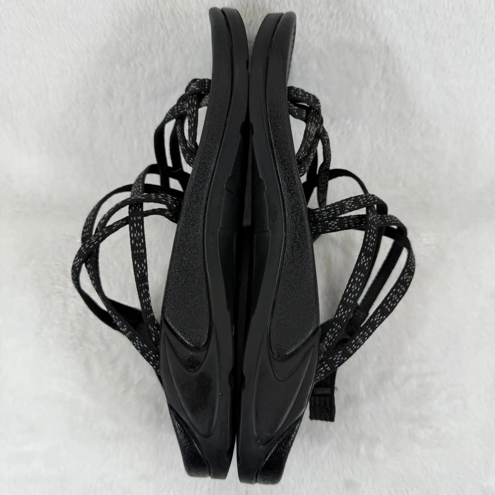 Chaco Women's Sandals Strappy Black Casual Comfort Walking Shoes Size 7‎ - Image 10