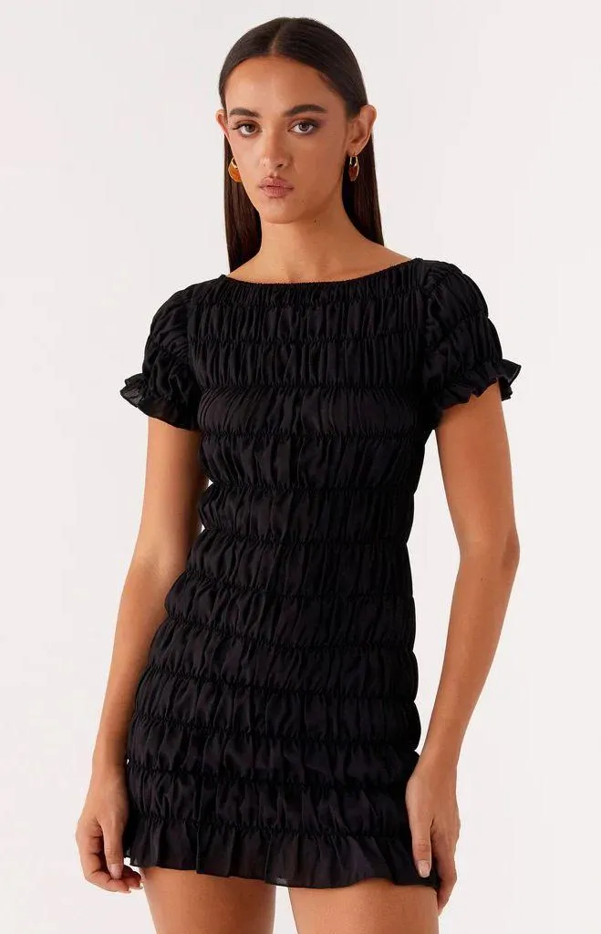 Peppermayo Mini Dress Black - Image 2