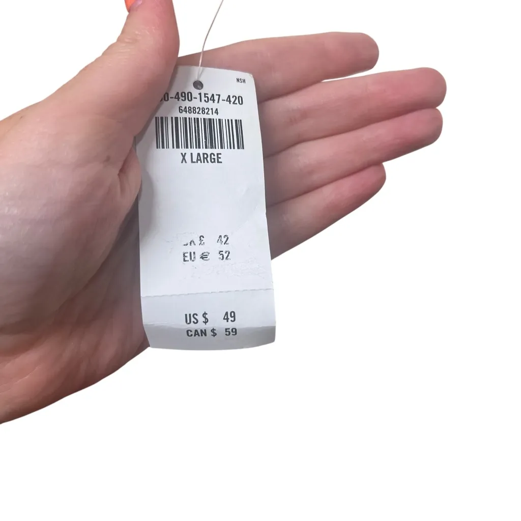 Abercrombie & Fitch Burnt Orange Ribbed Tank Bodysuit NWT XL - Image 3