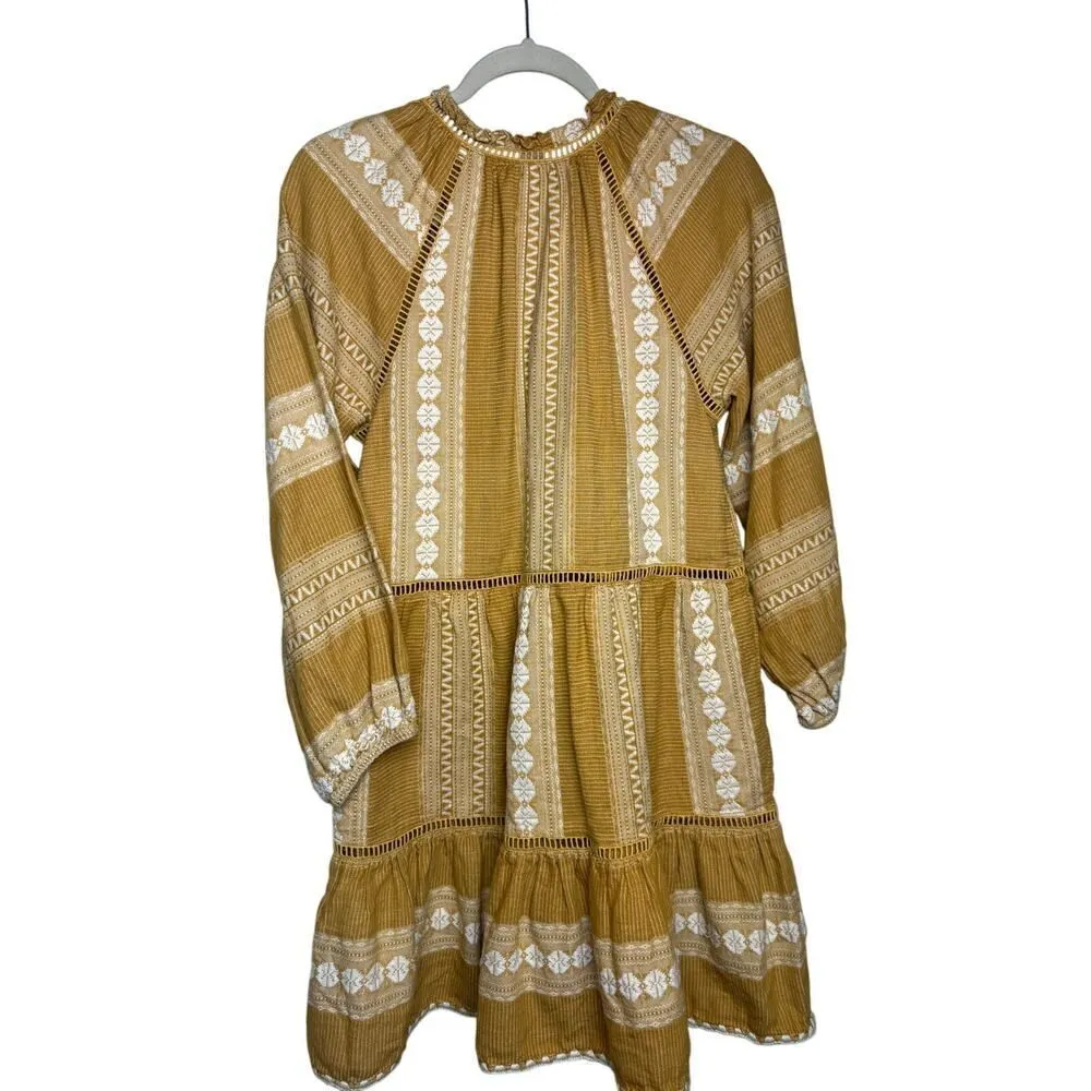 Saylor Brene Boho Mini Dress Sz. S - Image 4