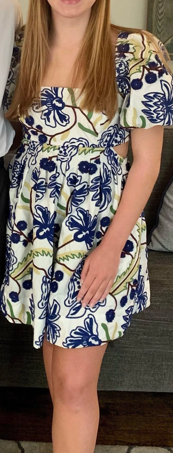 Anthropology Embroidered Dress.  - Image 2