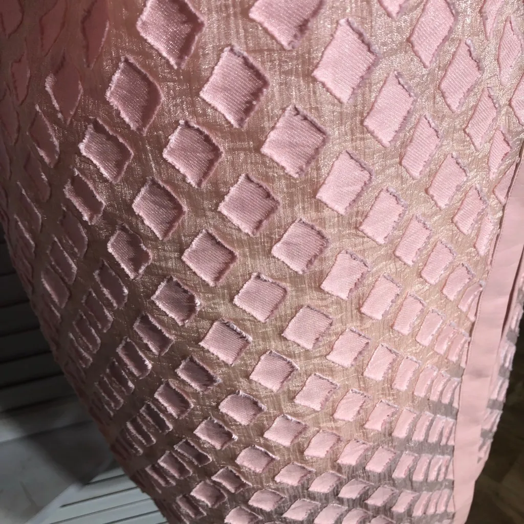 Dennis Basso Organza Mesh Kimono Coat Relaxed Fit Lightweight Pink Women’s 24W - Image 10