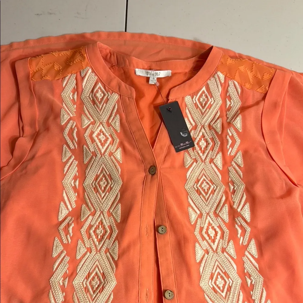 Miss Me Orange Sleeveless Dress - Image 4