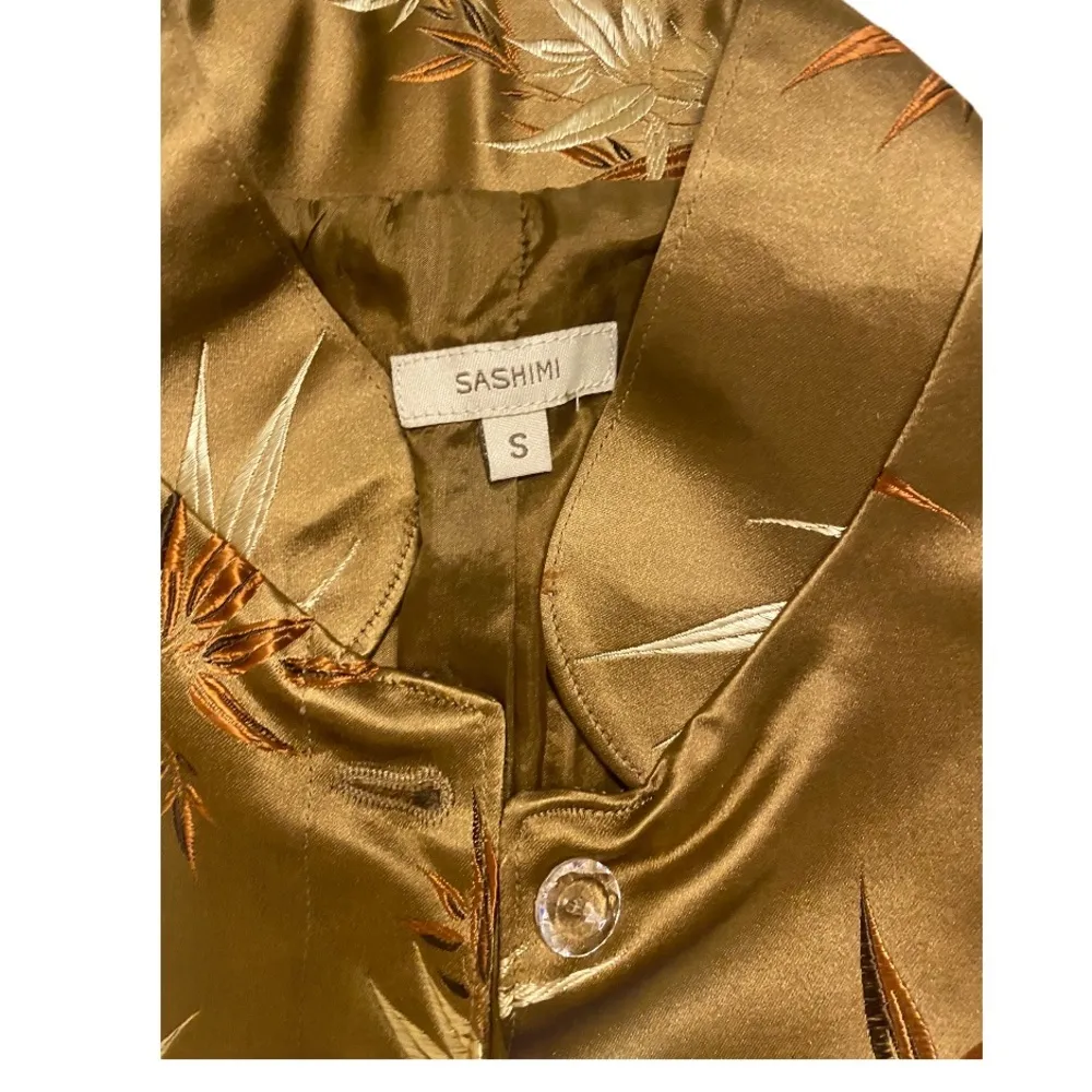 Sashimi Asian design silk blazer/shirt​ - Image 6