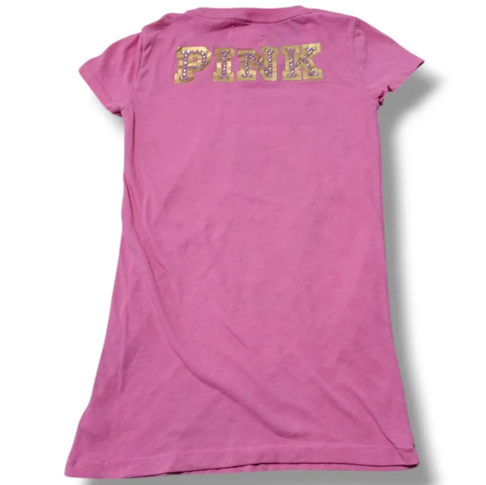PINK Victoria's Secret Top Size XS 5th & Ocean Louisiana State University Tigers LSU Graphic Print T-Shirt - Image 6
