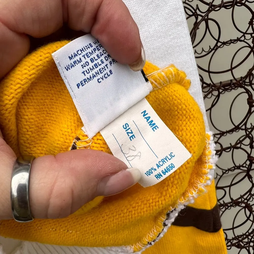 Vintage 90s Varsity Colorado Rams heavy cheer sweater - Image 5