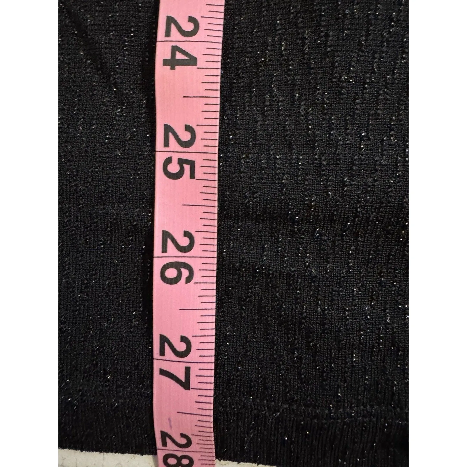 BCX Black Bell Sleeved Stretch Shimmer Dress Size XL Holiday new Years - Image 5