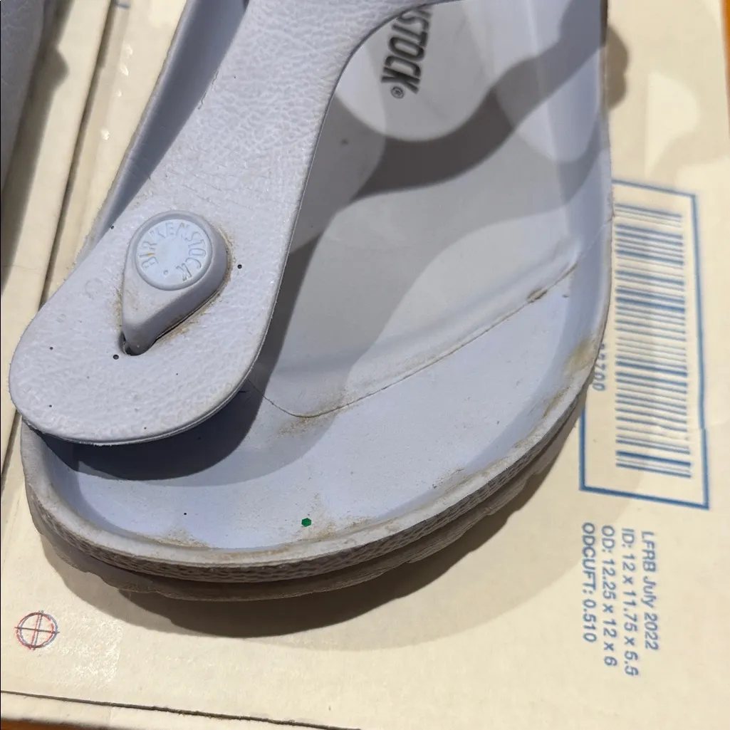 Birkenstock Women's Light Blue Sandals - Image 3