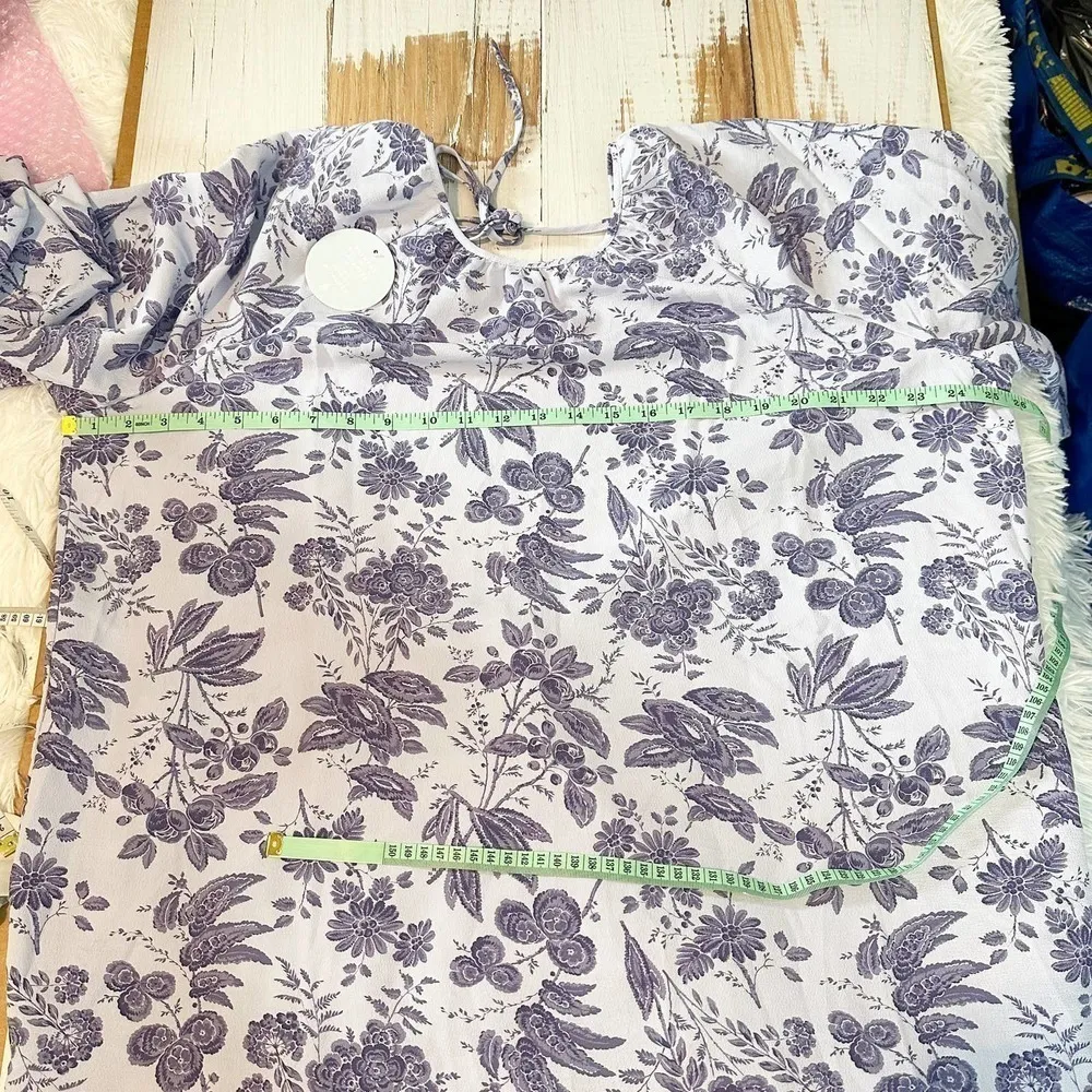 Hill House The Simone Maxi Dress in Lilac Tonal Floral Size XL - Image 9