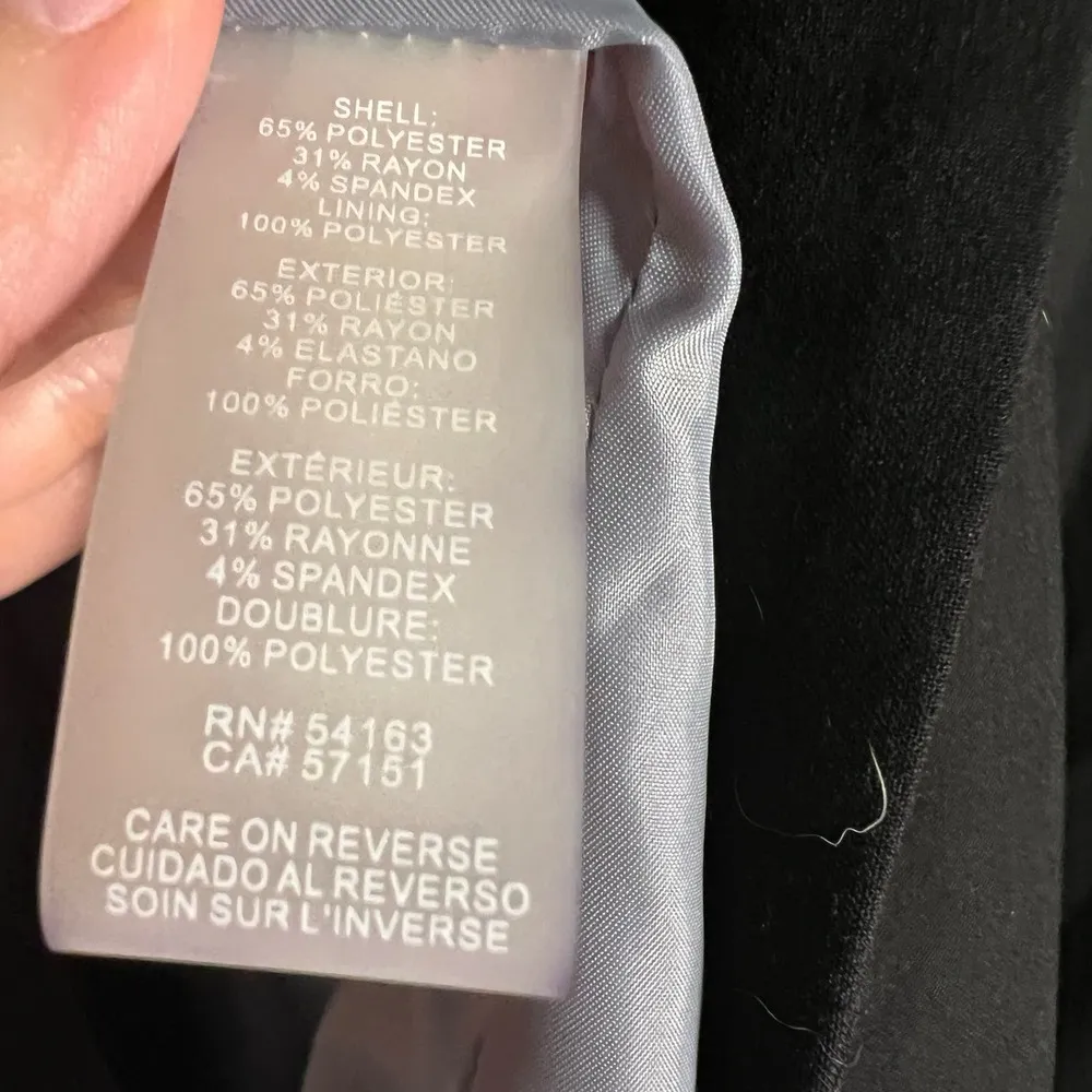 Calvin Klein Women’s Black Single Breasted Blazer Jacket 2 - Image 7