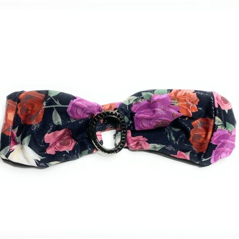 Beach Bunny Her Majesty Floral Bandeau Bikini Top - Image 10