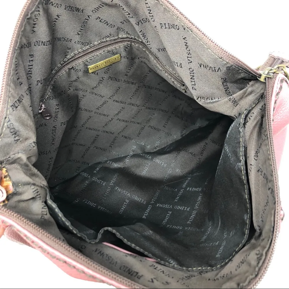 PLINIO VISONA leather bag, made in Italy - Image 12