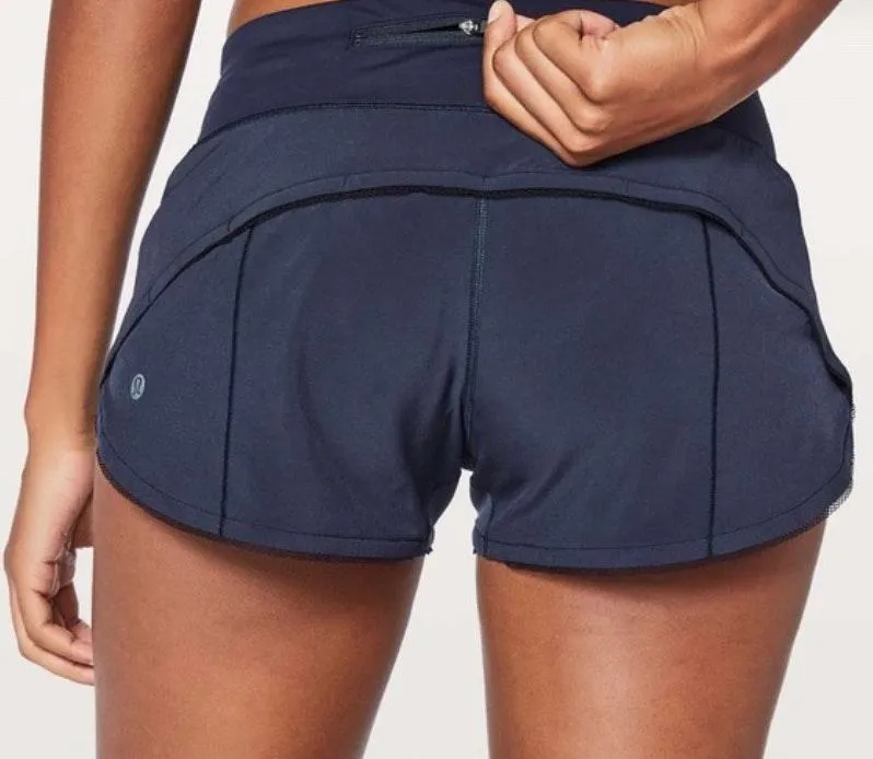 Lululemon navy  shorts - Image 2