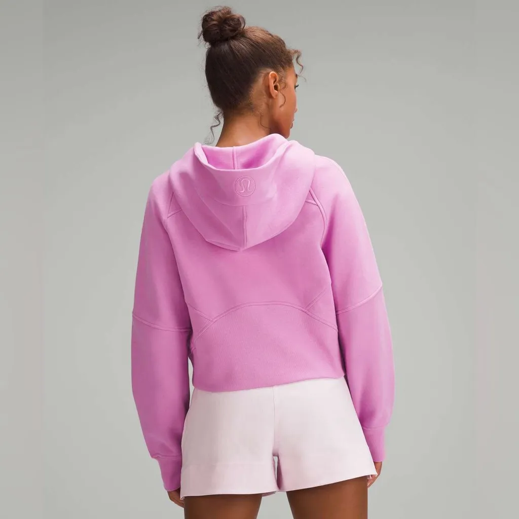 Lululemon Scuba Oversized Half Zip Hoodie Dahlia Mauve Womens Size XS / S - Image 2