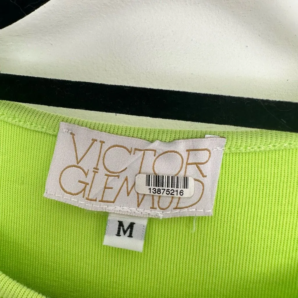 Victor Glemaud Women’s Medium Green Cutout Bodycon Dress - Image 2