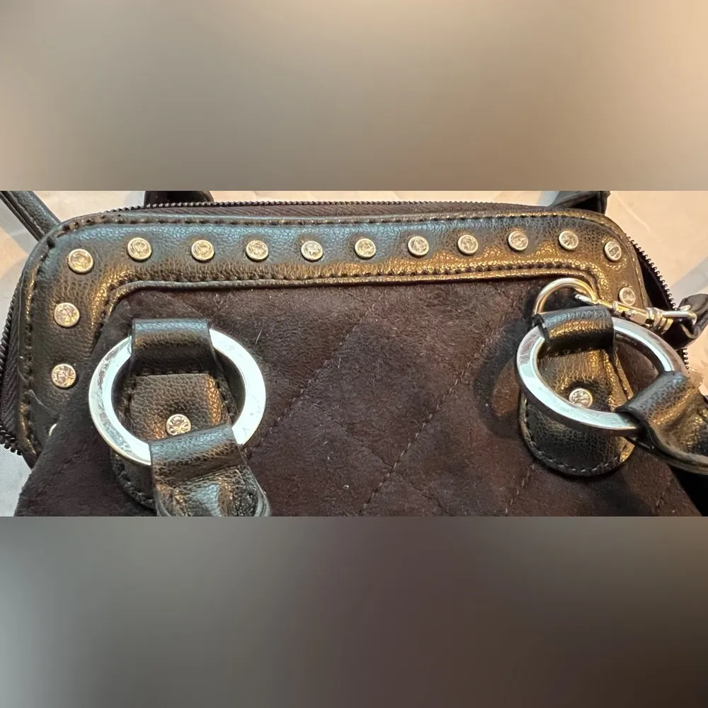 Kathy Van Zeeland VINTAGE: | ladies small embellished shoulder handbag. - Image 7