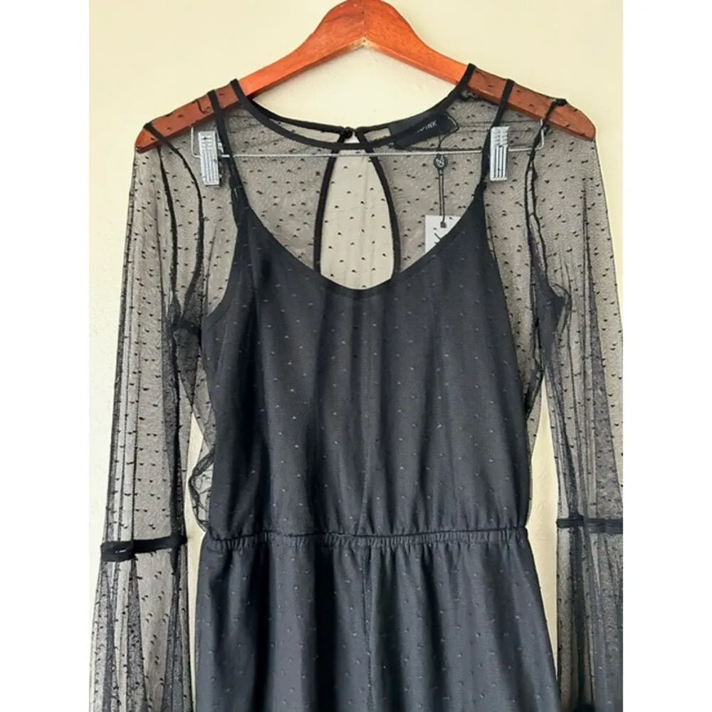 Barroco Spotty Mesh Playsuit Size Medium - Image 7