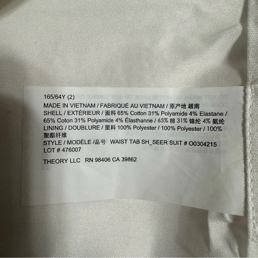 Theory Women’s Waist Tab Shorts - Image 10