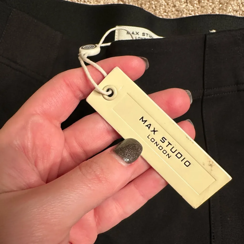 Max Studio  Black Cargo Pants - Image 4