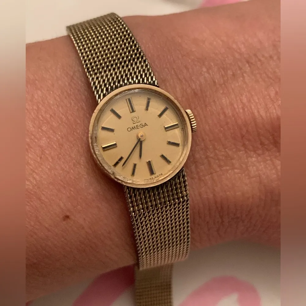 Vintage omega 10K Gold filled women’s watch - Image 2