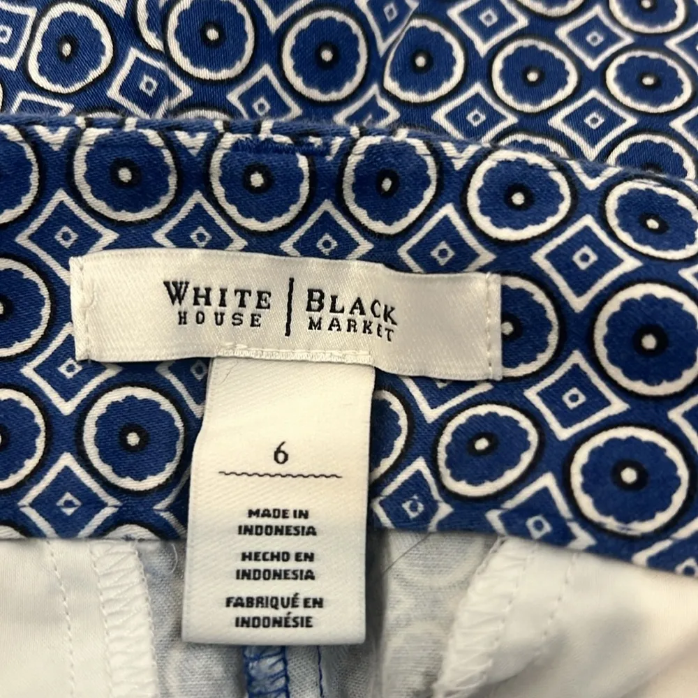 White House Black Market  Blue Shorts size 6. - Image 5