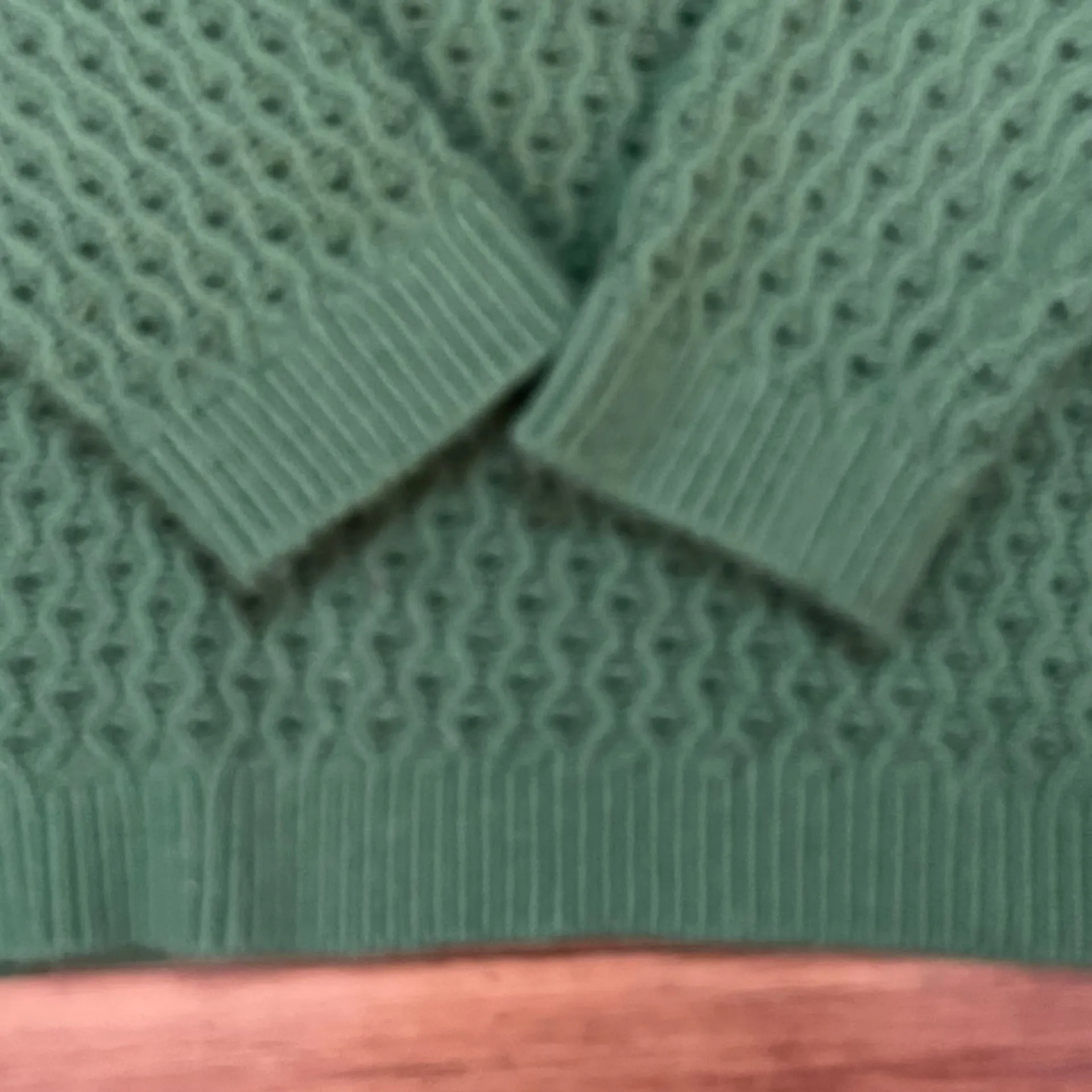 Talbots Open Knit Cable Crewneck Sweater - Image 5