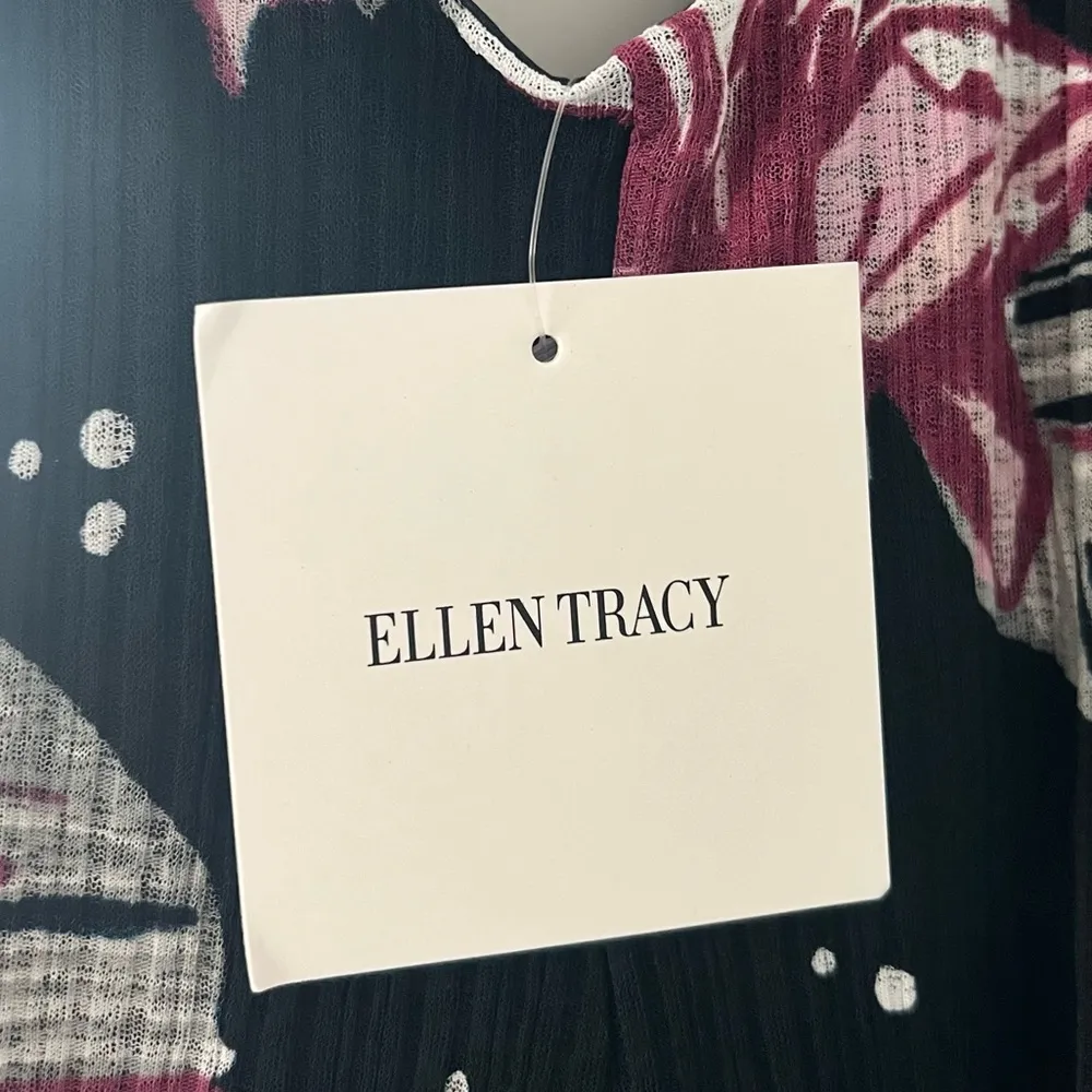 Ellen Tracy Ibiza Halter Tie Maxi Dress, Balinese Floral Pink, Size XL New w/Tag - Image 13