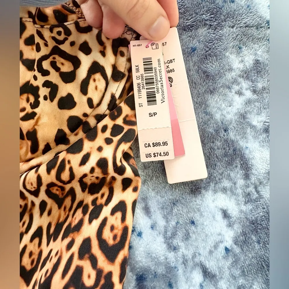 NWT Victoria’s Secret Leopard One Piece Swimsuit Size S - Image 6