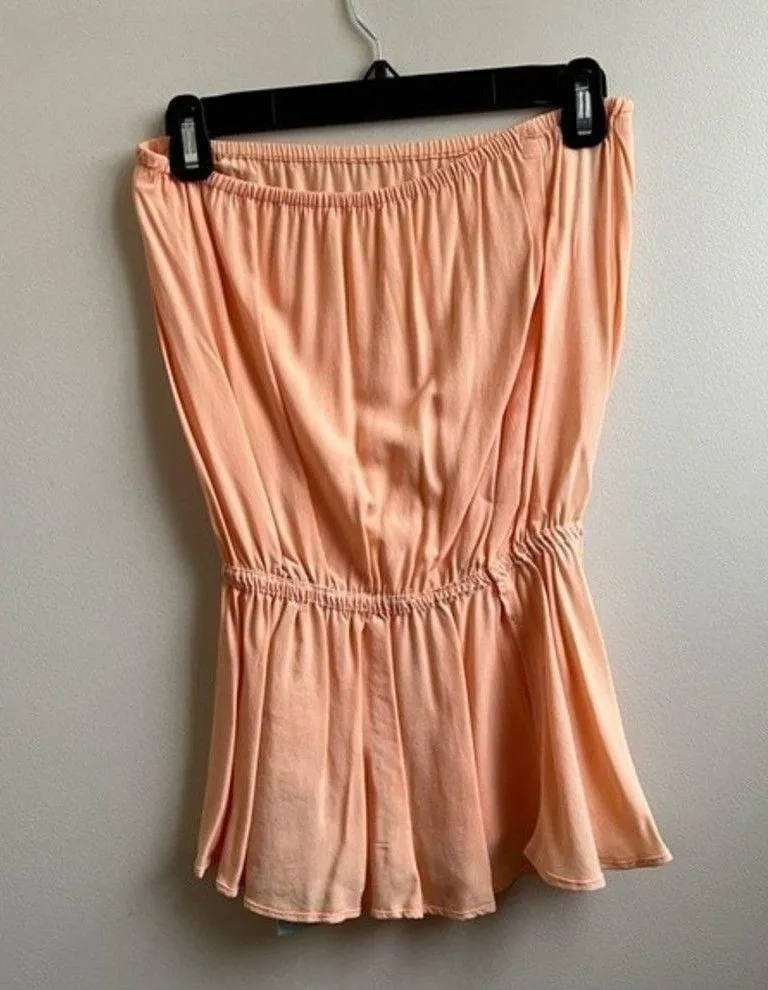 NWT Shore Huntington layered top XS $88 Orange - Image 2