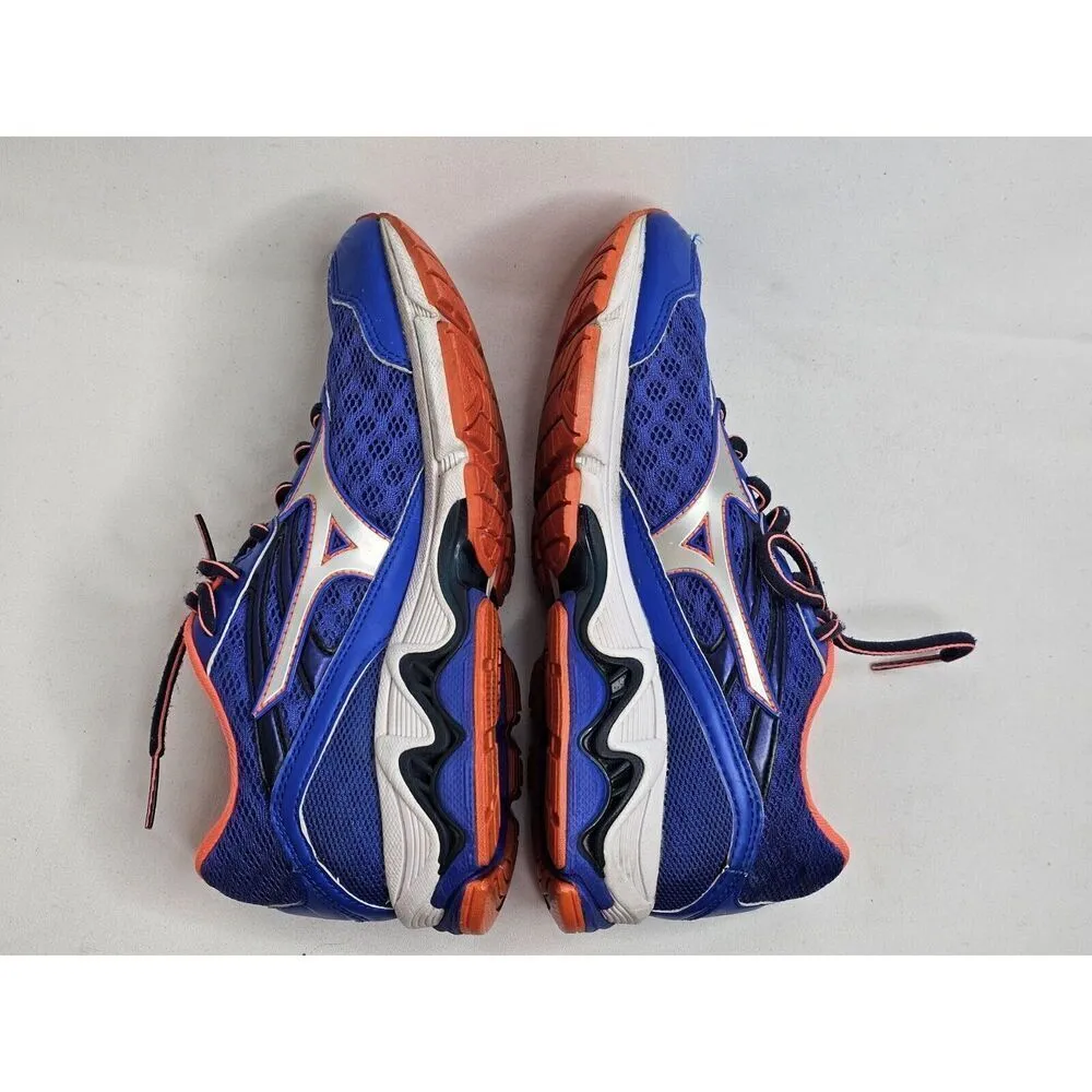 Mizuno Wave Inspire 12 Running Shoes Womens Size 6.5 Blue/Orange - Image 5