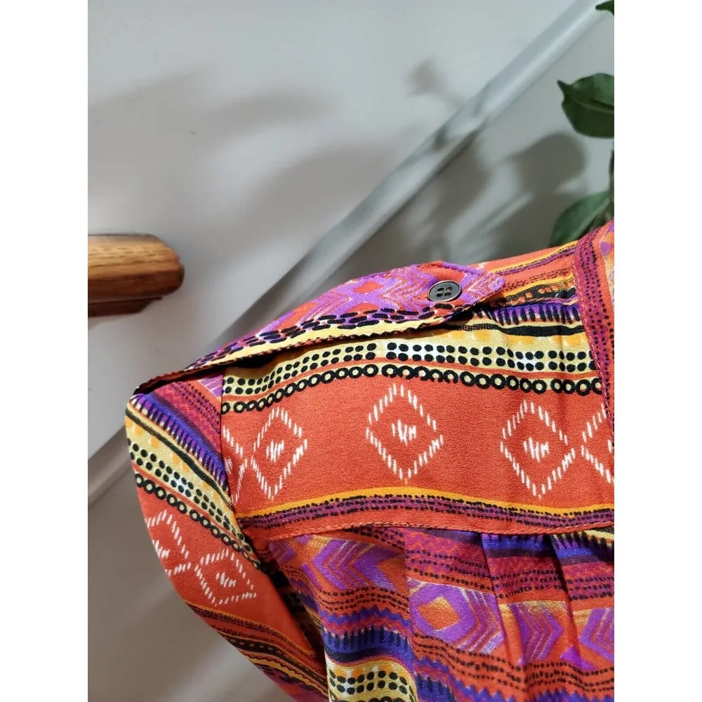 Speed Control Women's Multicolor Polyester Cap Sleeve Knee Length Dress Size 3X - Image 6