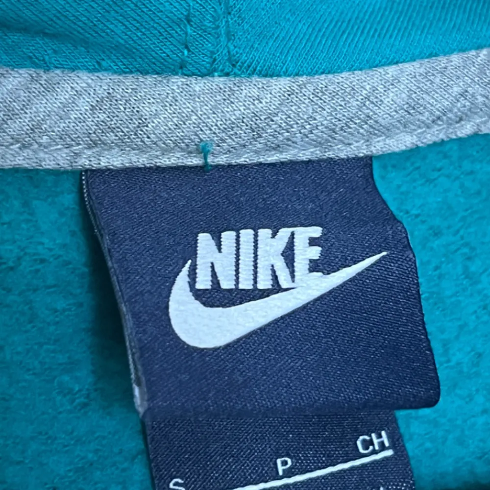 Nike Cowl Neck Knitted Short-Sleeve Pullover Teal Size S - Image 6