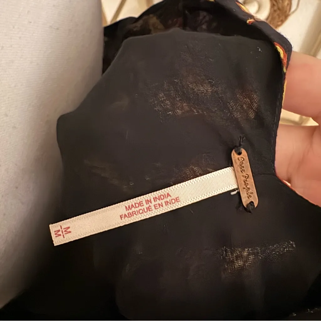 FREE PEOPLE Floral Oh‎ Baby Print Dress Size Medium - Image 7