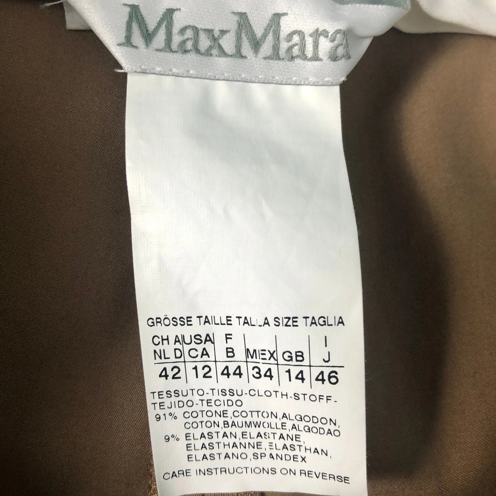 Max Mara Pants Womens 12 Business Office Career Dark Academia Preppy Party Event - Image 2