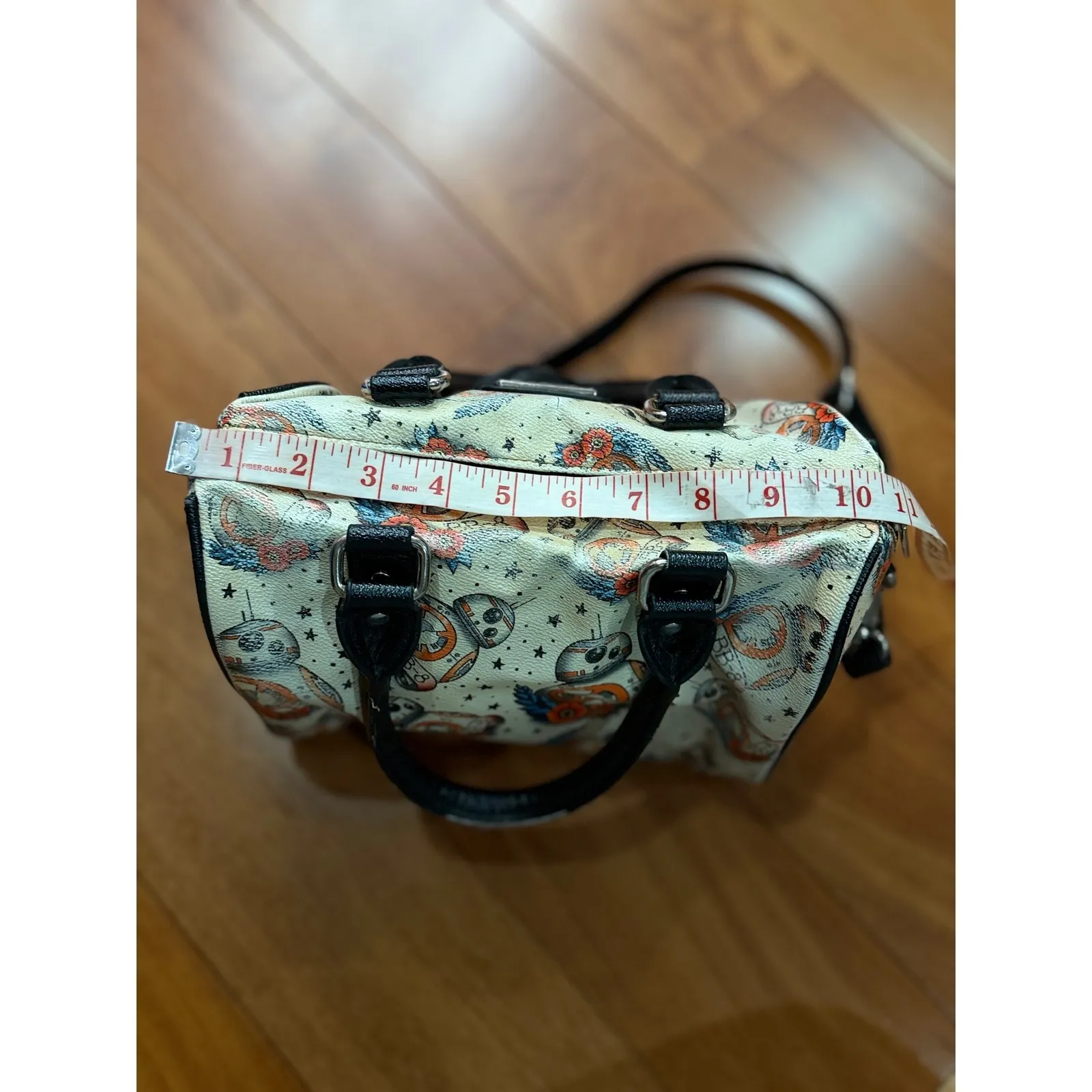 Loungefly Star Wars BB 8 Tattoo Print Crossbody Satchel Bag - Image 6
