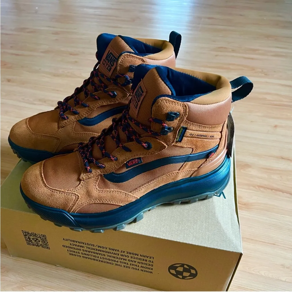 Vans - MTE Crestline Waterproof - Glazed Ginger Women 9.0 US Mens 7.5 US - Image 9