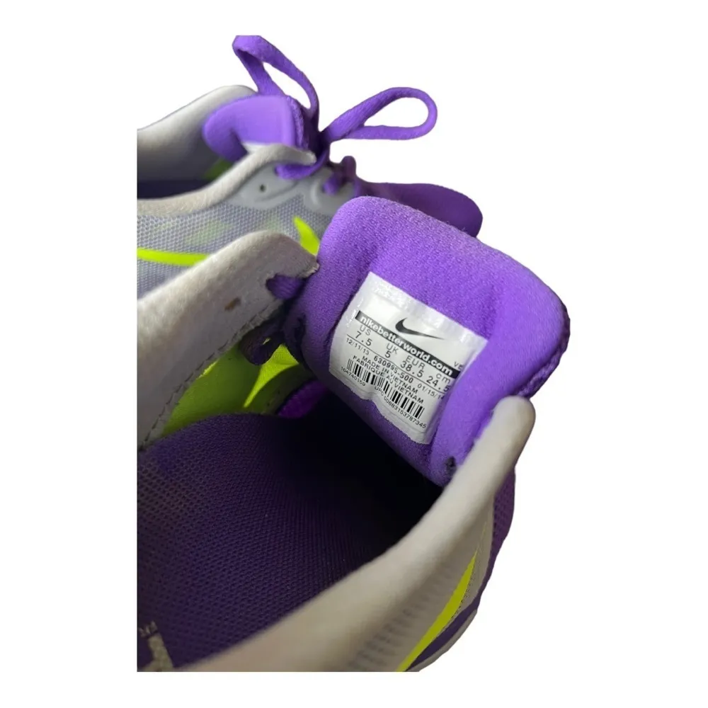 Nike Zoom Fly Women Pro Running Training Neon Purple Sneakers Size 7.5 - Image 6