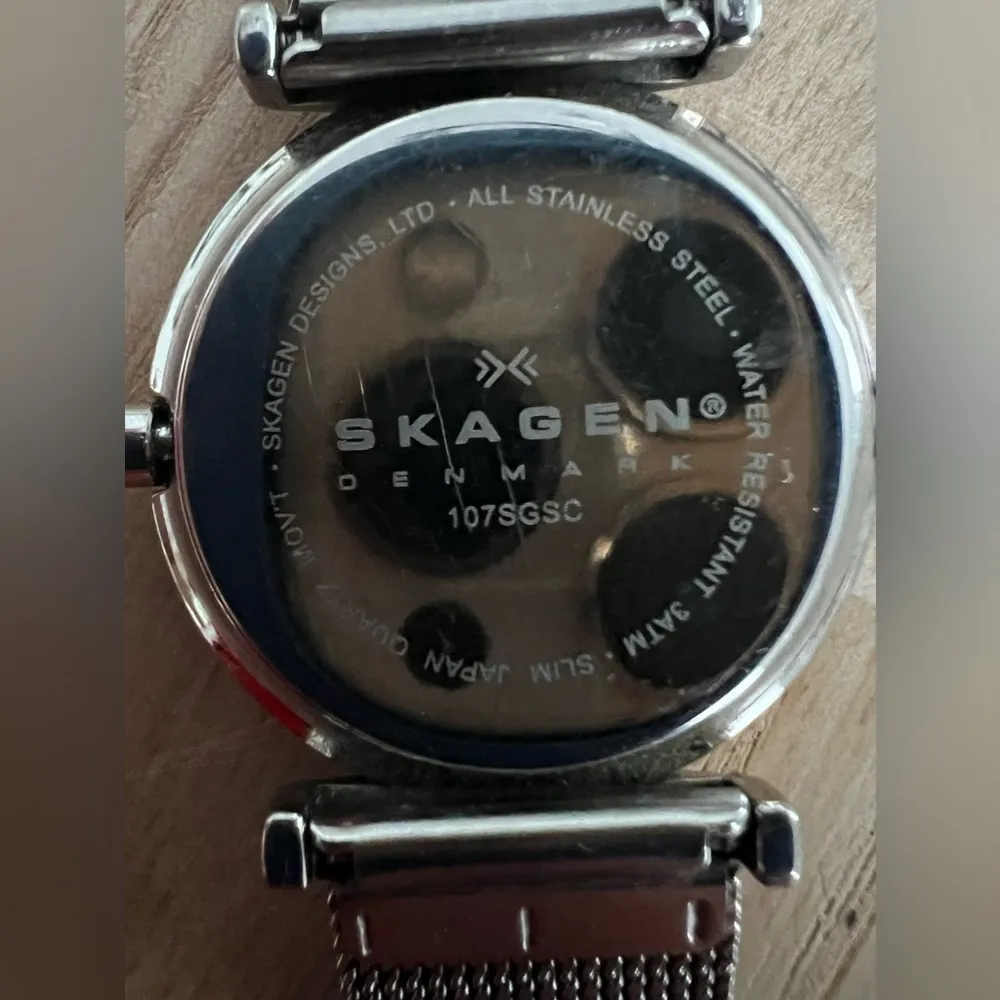 Skagen Steel Ladies Watch Silver Dial Adjustable Stainless Steel Mesh Bracelet - Image 9