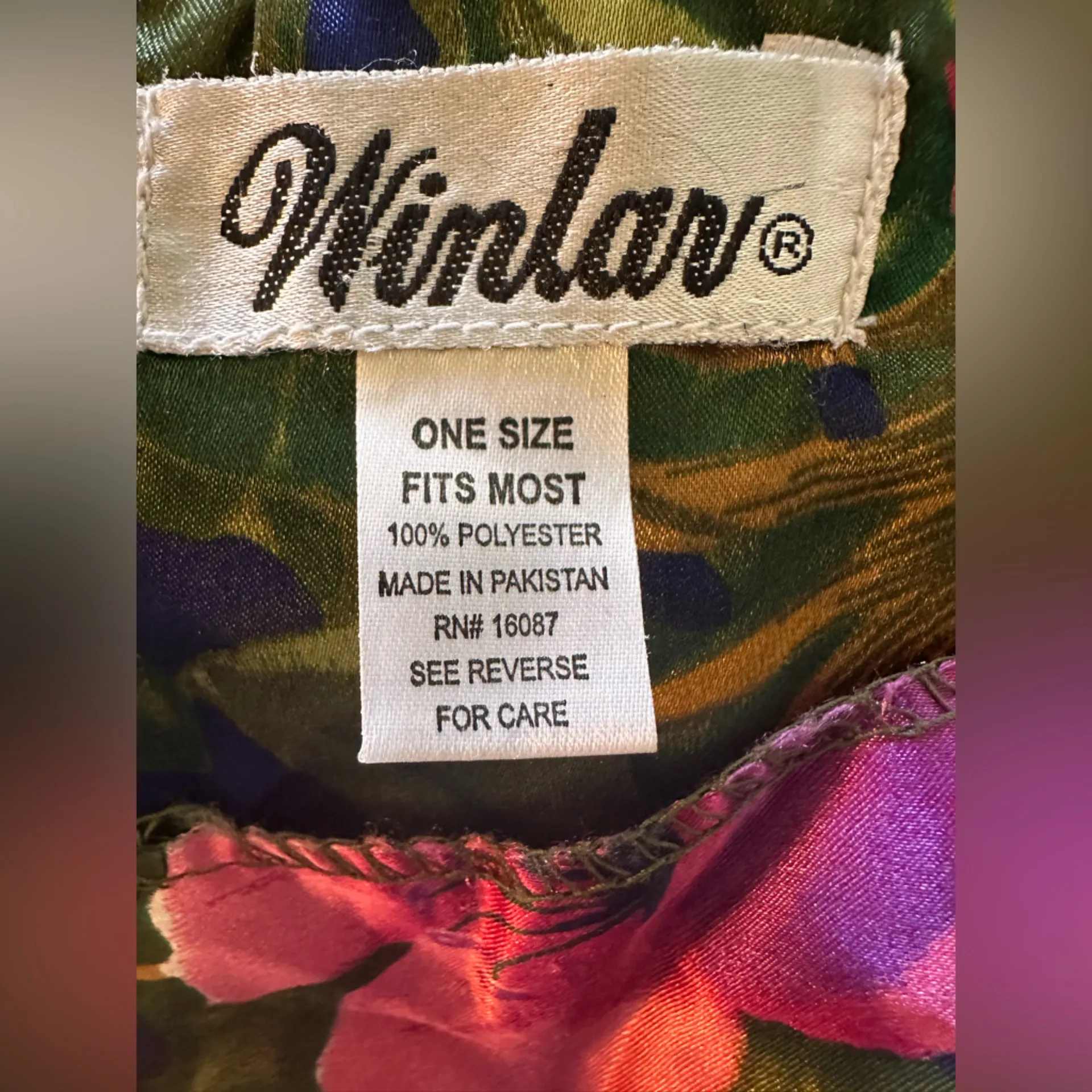 Winlar Floral Kaftan Dress with Pink and Yellow Flowers Size undefined - Image 5