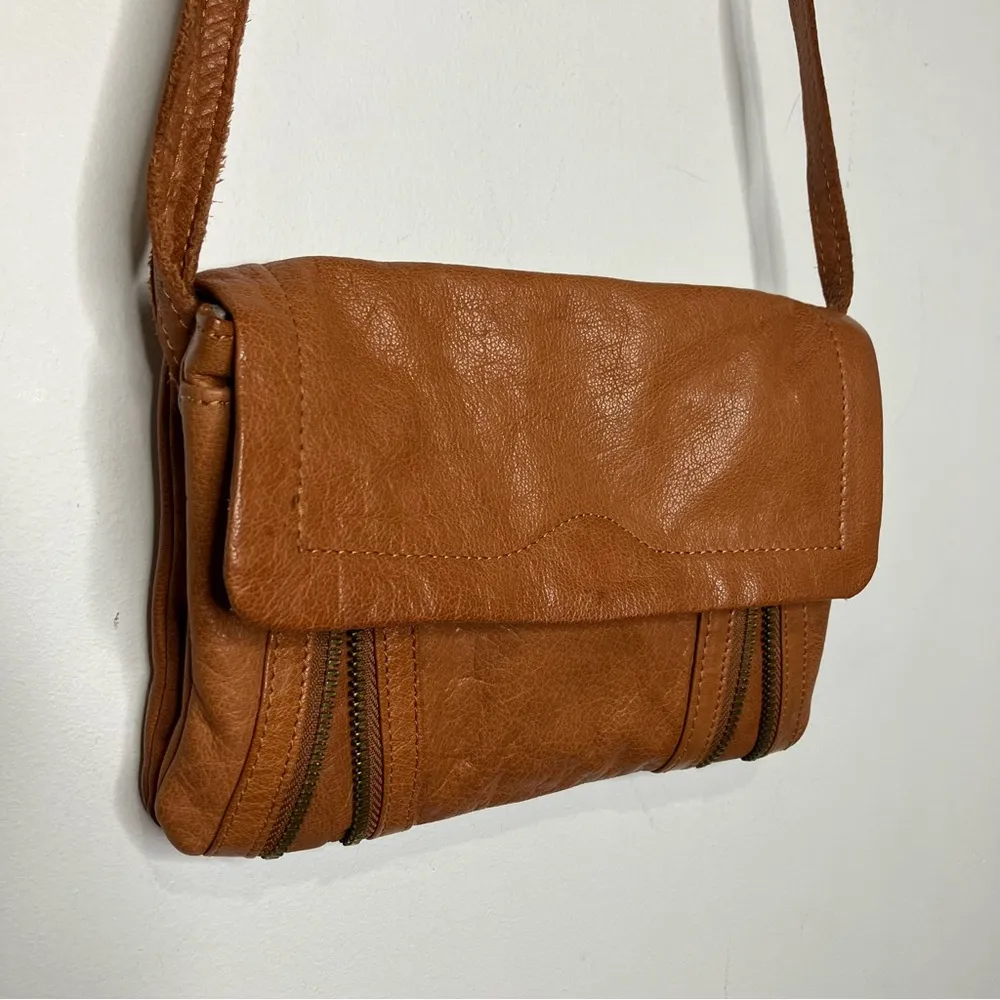 Anthropologie Day &‎ Mood pine crossbody genuine leather bag Brown - Image 2