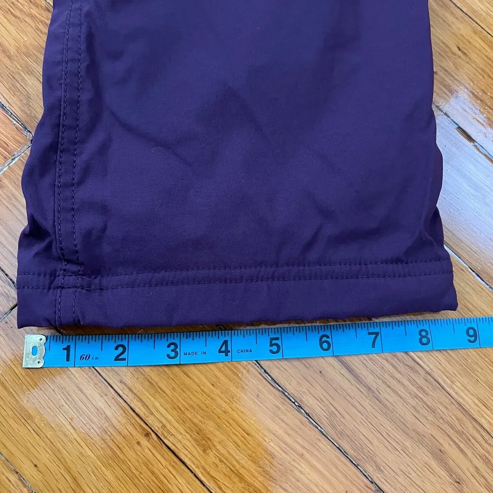 Eddie Bauer Women's Fleece Lined Purple Pants Size 14 - Image 13
