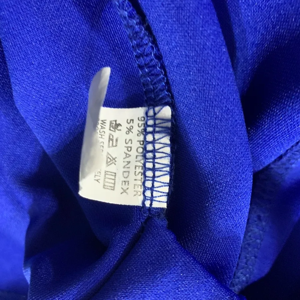 Royal Blue Blazer Romper Outfit Size M - Image 5