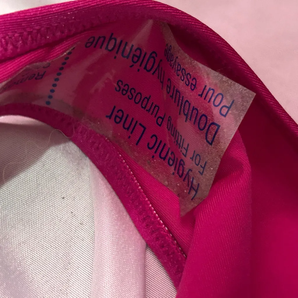 Victoria Secret shine strap High-waist Bikini Bottom in Berry Blush nwt medium - Image 5