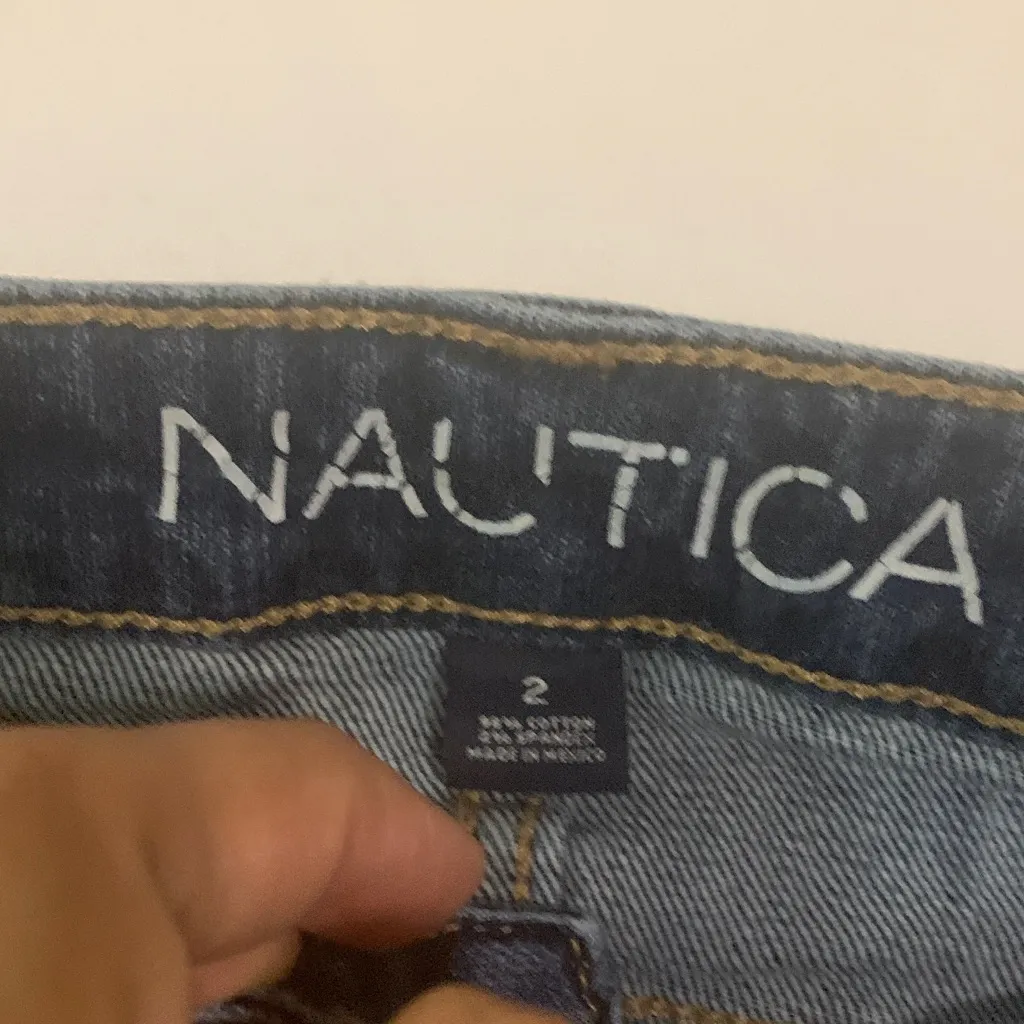 Nautica Dark Blue Women's Boot Cut Jeans - Image 4