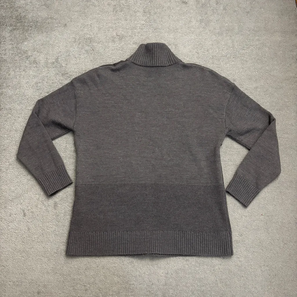 Lafayette 148 New York Quilted Wool Puffer Jacket Full Zip - Image 2