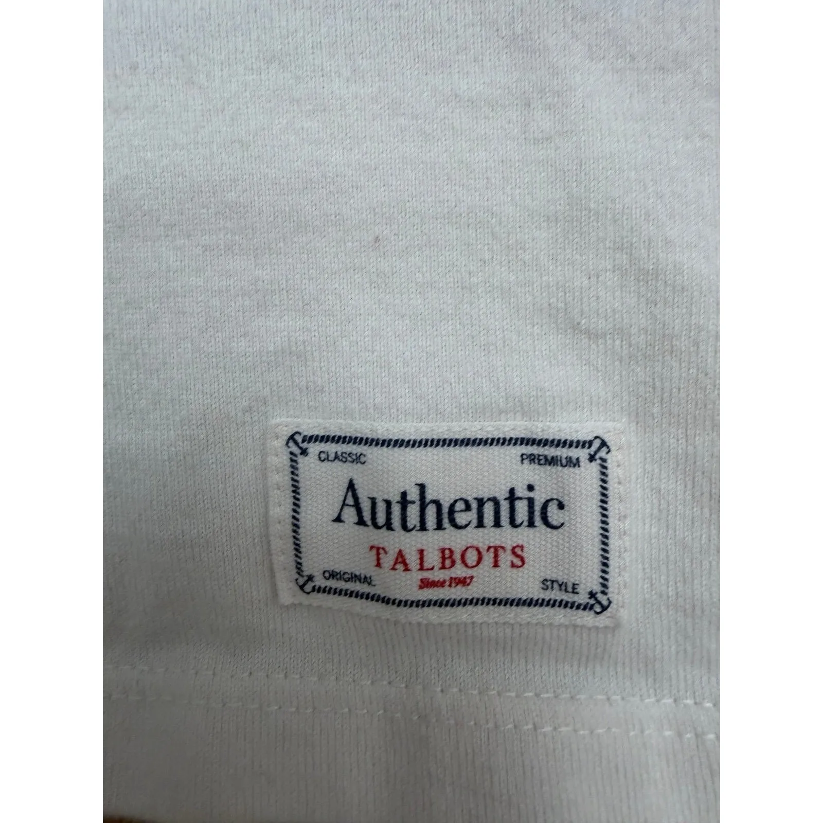 Talbots Nautique Anchor Striped Boatneck Top Red White Long Sleeve 2X‎ Petite - Image 6